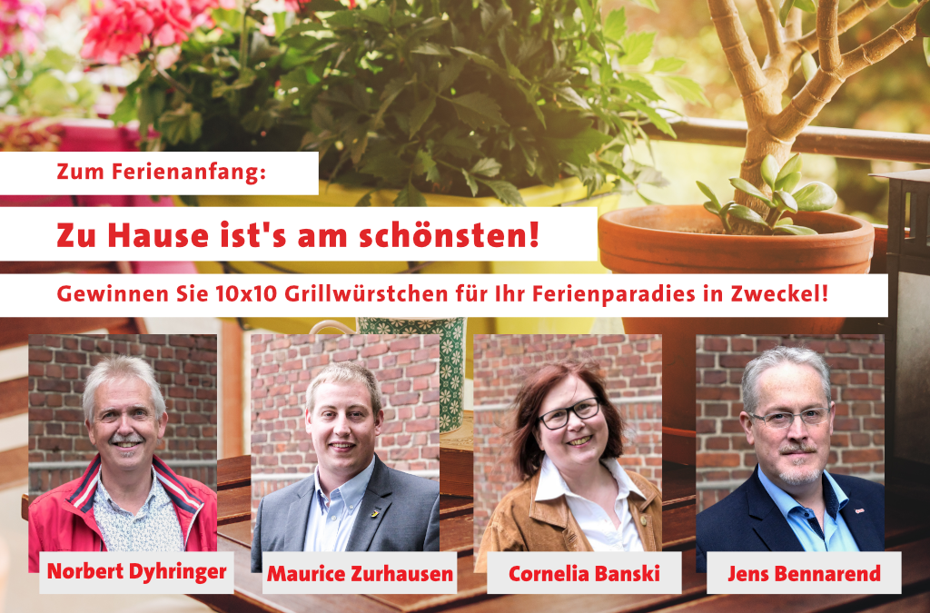 Zum Ferienanfang: Zu Hause ist´s am schönsten!