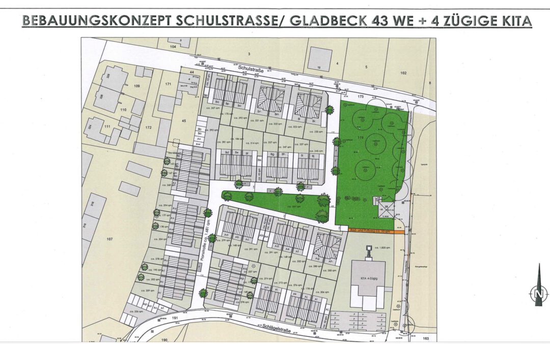 Bebauungsplan Schulstraße / Schlägelstraße mit neuem Kindergarten